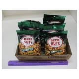 BOX LOT BEER NUTS CASHEW PACKS BB: 8/25-12/25