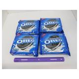 4 - 13.29oz OREO COOKIE PACKAGES BB: 8/25-12/25