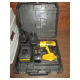DeWalt 14.4V Drill w Charger and Batteries