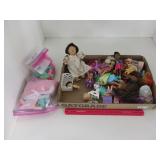 Toy Doll Lot - Assorted Small Dolls & More