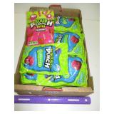 BOX LOT ASSORTED SOUR PUNCH STRAW BITES PAKS
