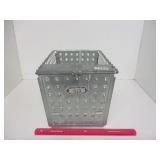 Vintage Metal Wire Locker Basket