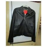 Women's Isaac Mizrahi Sz L Leather Jacket