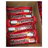 BOX LOT MOUNDS DARK CHOCOLATE BARS BB:8/25-12/25