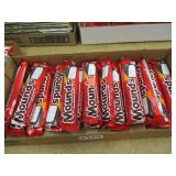 BOX LOT MOUNDS DARK CHOCOLATE BARS BB:8/25-12/25