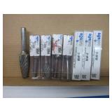8 - New - Carbide Machine Deburring Bits