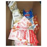 BOX LOT CHUNK NIBBLES ASSORTED FLAVOR PACKS