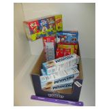 BOX LOT CEREAL AND CRACKER SNACK PACKS ASSORTED