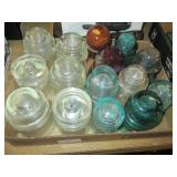 Lot - Vintage Glass Insulators