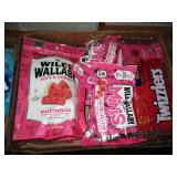 BOX LOT ASSORTED LICORICE - WALLABY & TWIZZLER