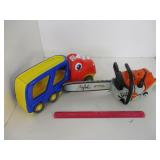 2 Toys - Chainsaw and Truck