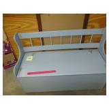 Blue Storage Bench - 43'W x 17'D x 28.5'H