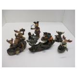 Lot - Moose Figurines