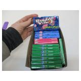 BOX LOT OF NEW LARGE BUBBLE GUM PACKS ORBITS