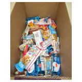BOX LOT ASSORTED CEREAL BARS BB: 8/25-12/25