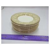 12 Brookline Enoch Woods Burslem England 6' Plates