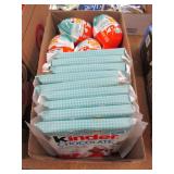 BOX LOT KINDER CHOCOLATE BARS BB:8/25-12/25