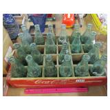 Vintage Coca Cola Crate with Bottles
