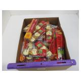 BOX LOT OF RITZ SNACK CRACKERS AND JACK'S LINKS