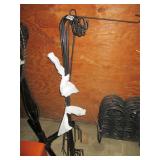 Group Metal Garden Hooks & Flag Holder