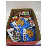 BOX LOT PROTEIN BARS & COOKIES BB: 8/25-12/25