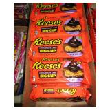 BOX LOT REESE'S CHOCO LAVA BIG CUPS BB: 8/25-12/25