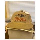 New Coors corduroy adjustable baseball hat