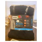 New Fruit of the Loom men's 2 pack thermal crews M