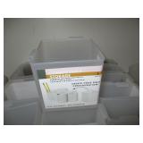 LOT - NEW - MANY CONNECTABLE STORAGE BINS