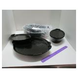 TEMP-TATIONS CARVED WILLOW 3 QT CASSEROLE & MORE