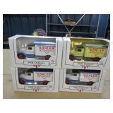 4 Ertl 1/34 Scale Kohler Mix Delivery Truck Banks