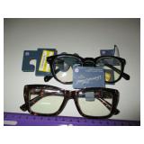 SET OF 2 READING GLASSES +1.00 - UNIVERSAL THREADS