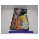 Vintage Kenner Dusty Doll & Doll Clothes