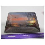 TERRY REDLIN'S COLLECTIBLE PLATE WOODLAND CANOE