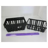 LTOOT 4 NEW METAL BASKETS FOR STORAGE