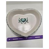 Heart Shaped Stoneware Bowl