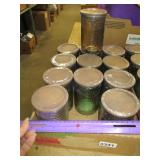 LOT NEW FOOD SAFE GLASS STORAGE CANISTERS W/LIDS