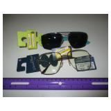 SET NEW SUNGLASSES 100% UV PROTECT & READERS +1.00