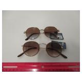 2 NEW PAIRS WOMENS SUNGLASSES by universal threads