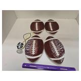 4 - Small Football Plates and Fan Necklace