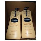 2 VASELINE 72HOUR PUMP MOISTURE LOTION 20.3OZ