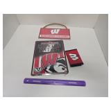 WISCONSIN BADGERS LOT - Signs & Wallet