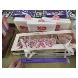 LOT - GIFT BOXES 7 FOIL BALLOON KITS - LOVE /HEART