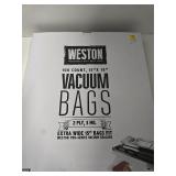 WESTON - Vacuum Seal Bags - 100 Count - 15' x 18'
