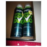 2 NEW MENS DEGREE WHOLE BODY DEODERANT 72 HOUR