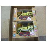 2 Ertl Tip-Off Collection Diecast Metal Banks