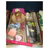 NEW KITCHEN DECOR LOT - TONGS, FRIDGE ORGANIZER ..