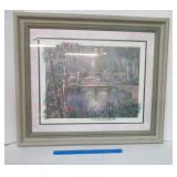 HOME INTERIORS - 'Garden Swan in Pond' -