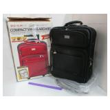 NEW LUGGAGE - CARRY-ON SIZE, WHEELS, LOCKS