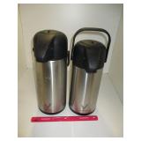 LOT OF 2 VACCUM PUMP COFFEE, TEA, BEV DISPENSERS